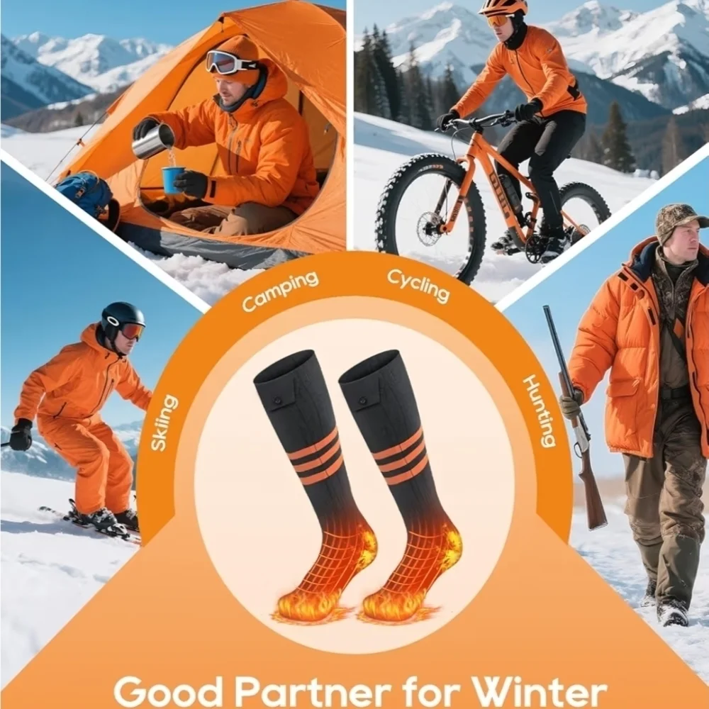 Heated socks with app control